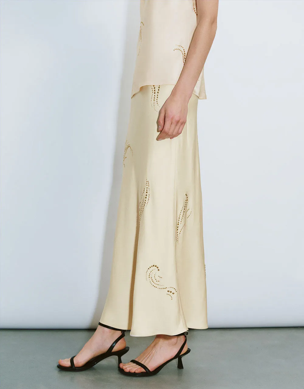 Midi Fishtail Skirt