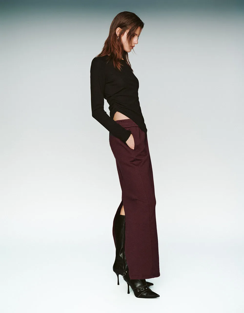 Midi Fishtail Skirt