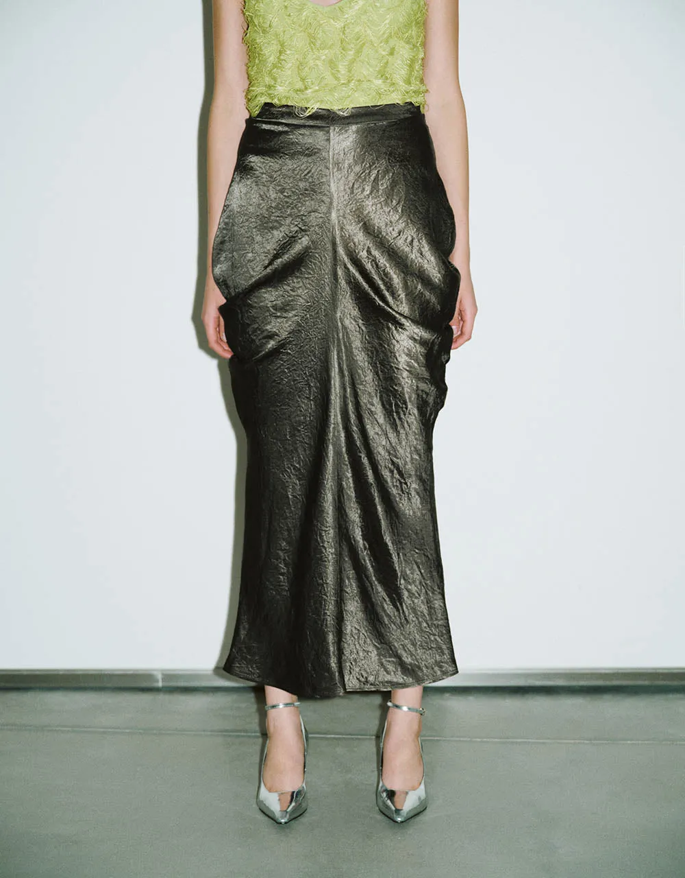 Midi Fishtail Skirt