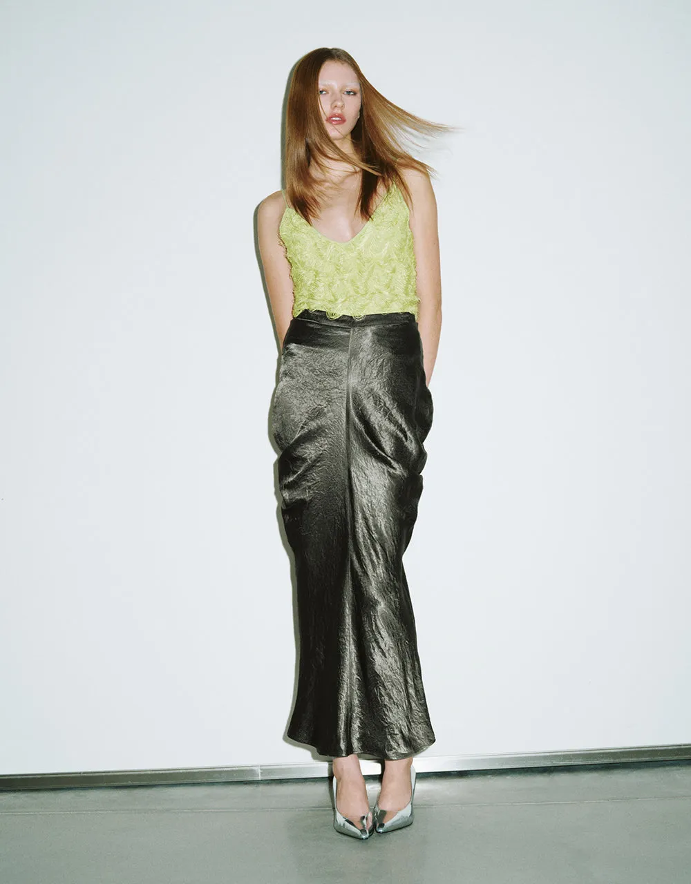 Midi Fishtail Skirt