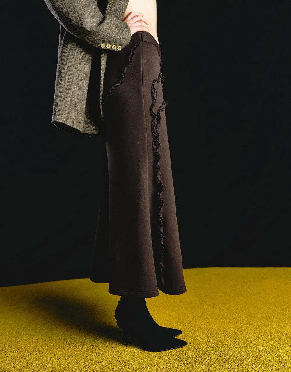 Midi Fishtail Skirt
