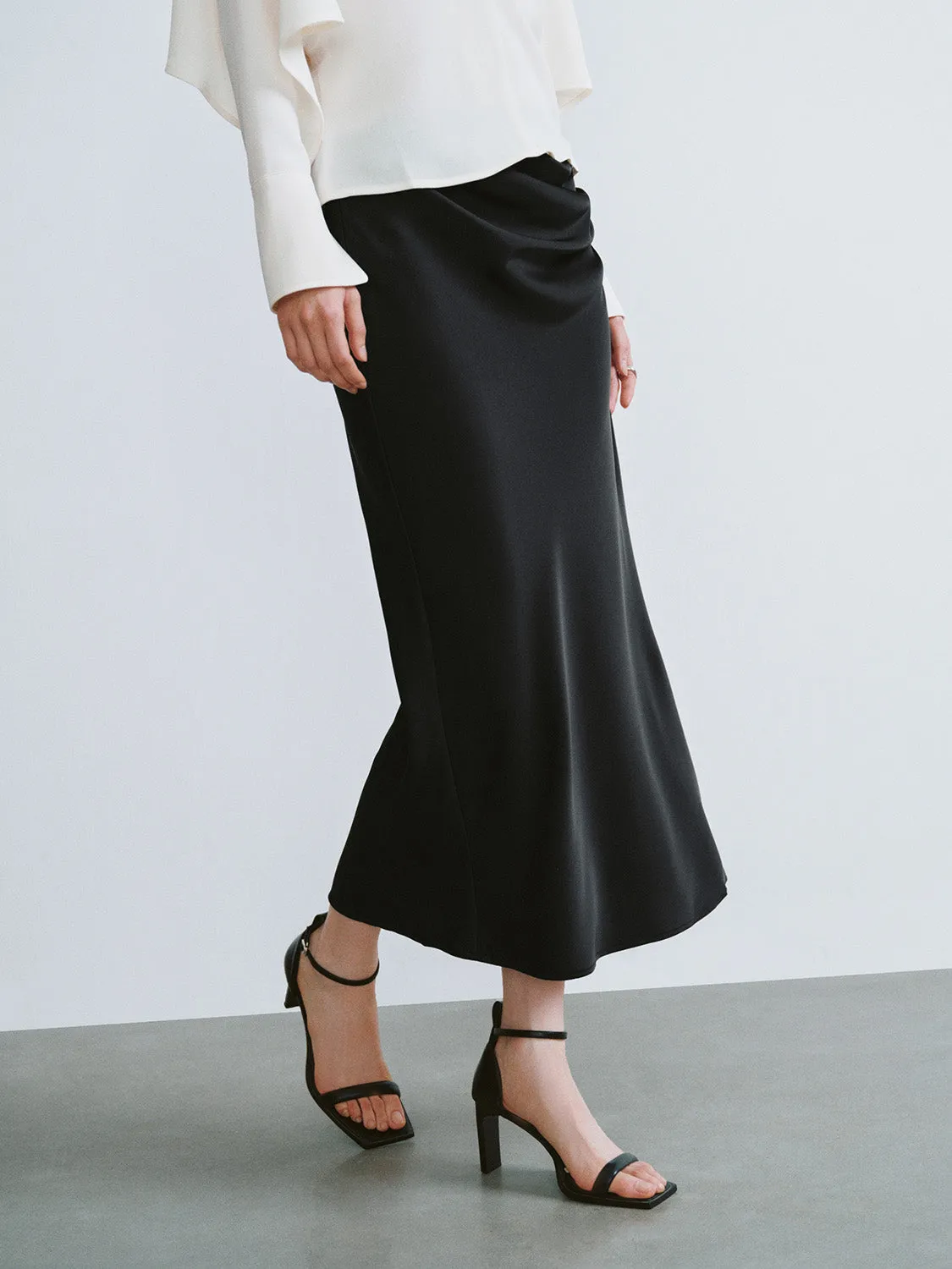 Midi Fishtail Skirt