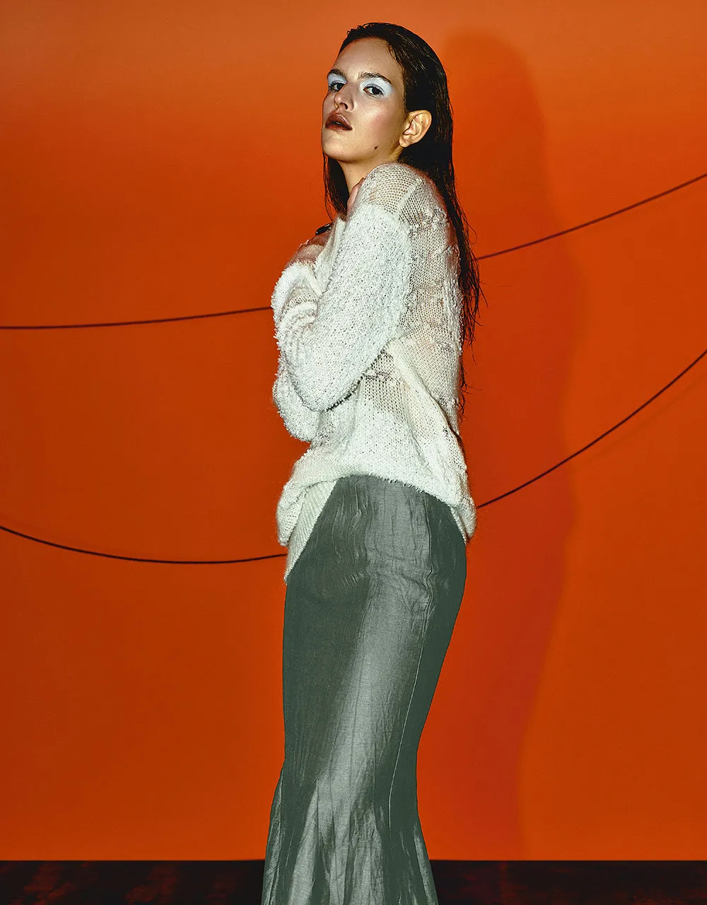 Midi Fishtail Skirt