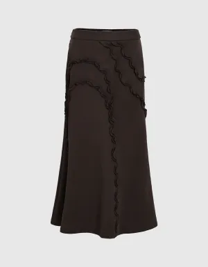 Midi Fishtail Skirt