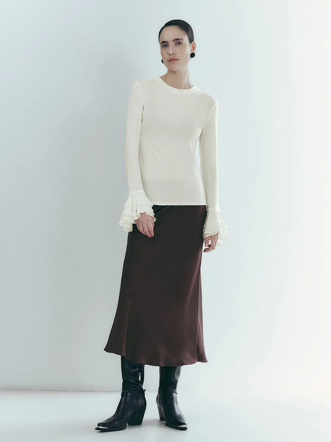 Midi Fishtail Skirts