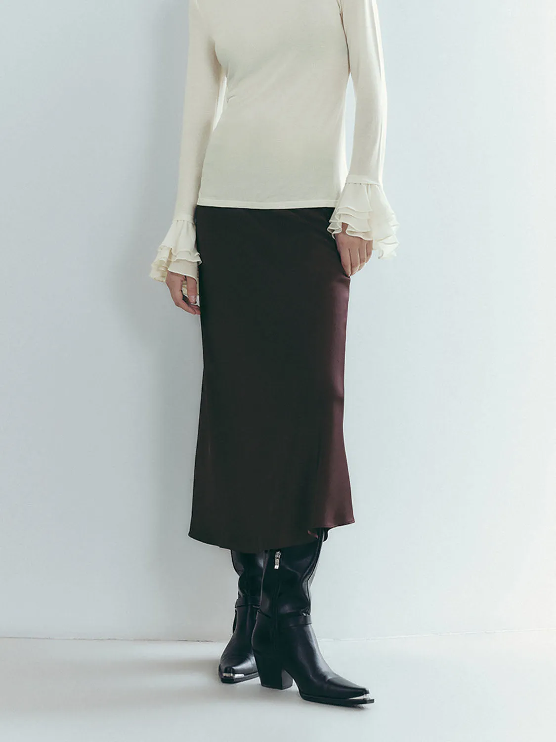 Midi Fishtail Skirts