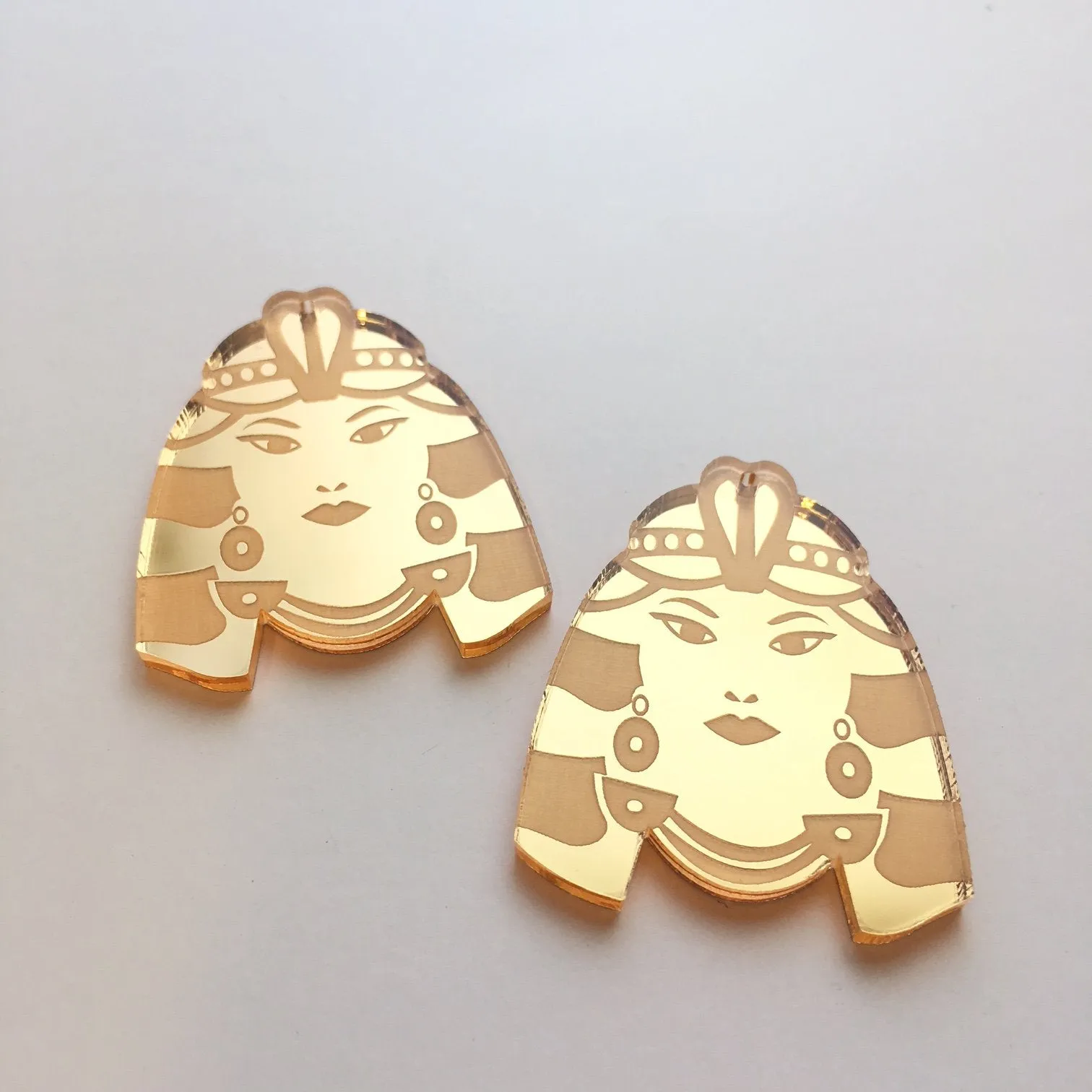 Mirror: Cleopatra - 12 colour options -TWO Pairs