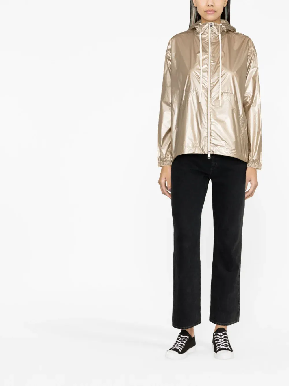 MONCLER WOMEN Tazenat Hooded Jacket Gold