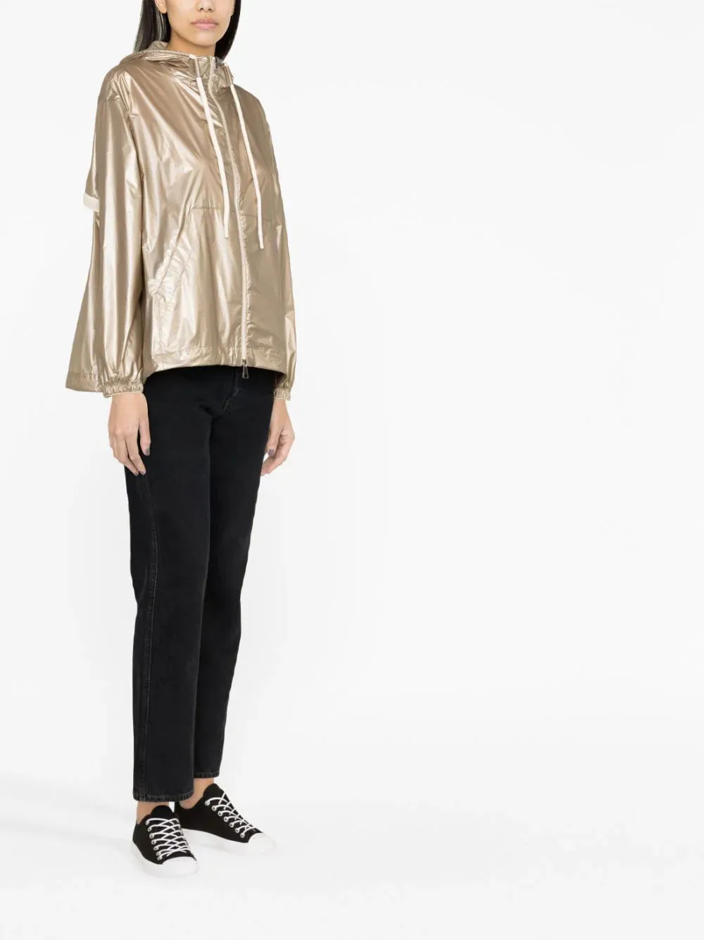 MONCLER WOMEN Tazenat Hooded Jacket Gold