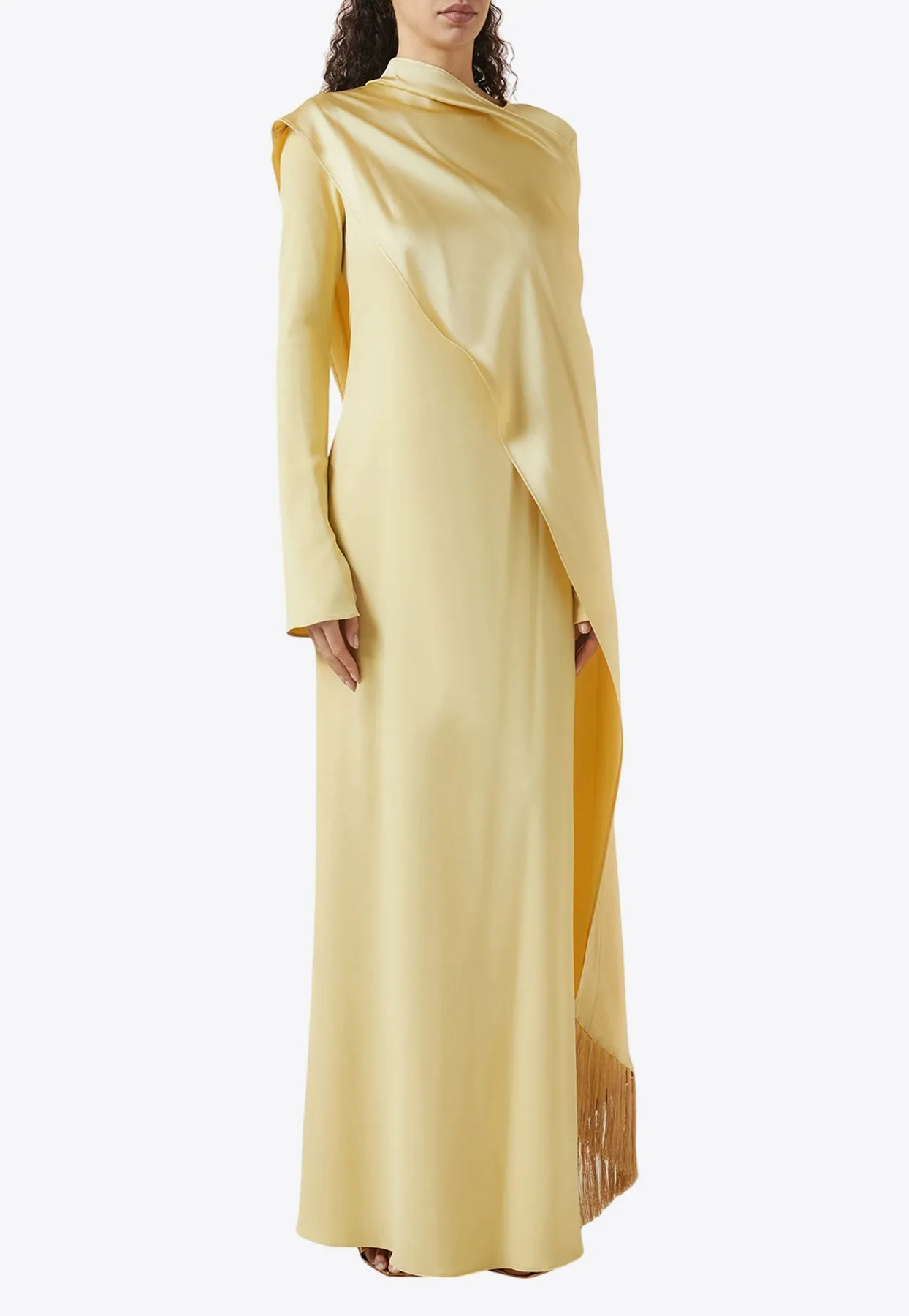Mounia Fringed Maxi Dress