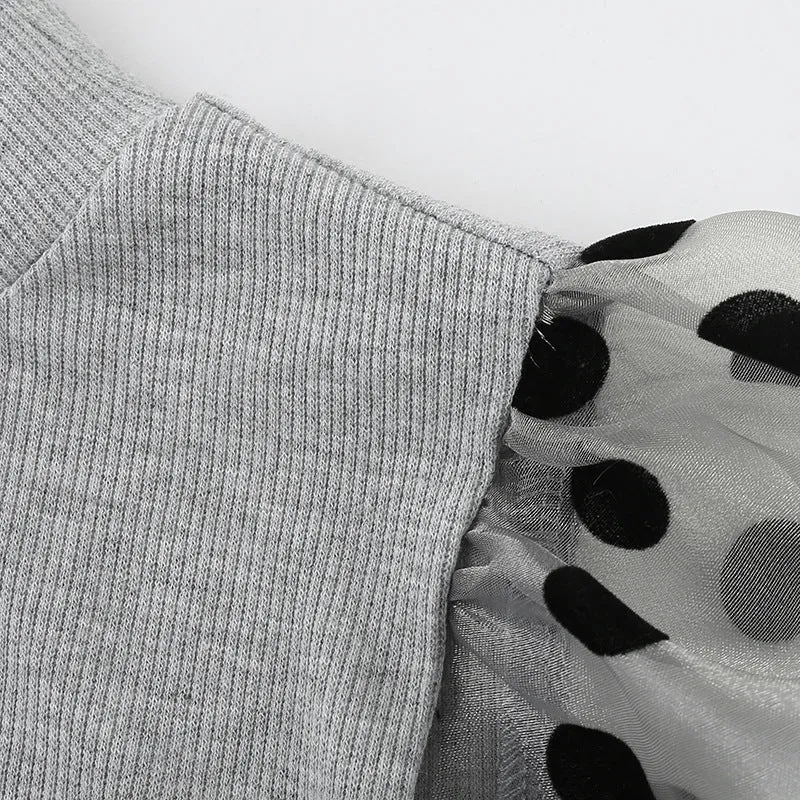 New Ladies Puff Sleeve Top Shirt