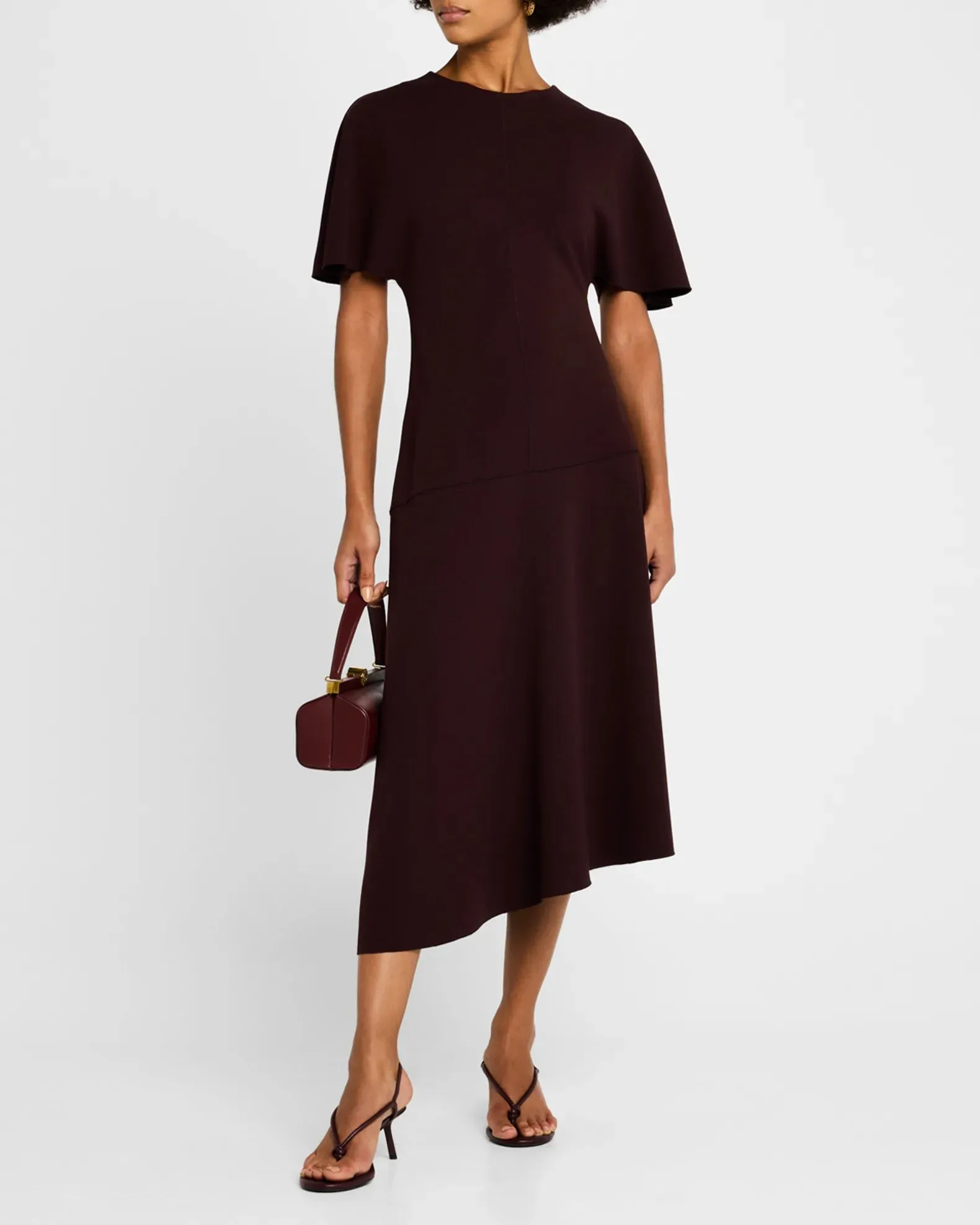 NICOLA SHORT SLEEVE MIDI DRESS