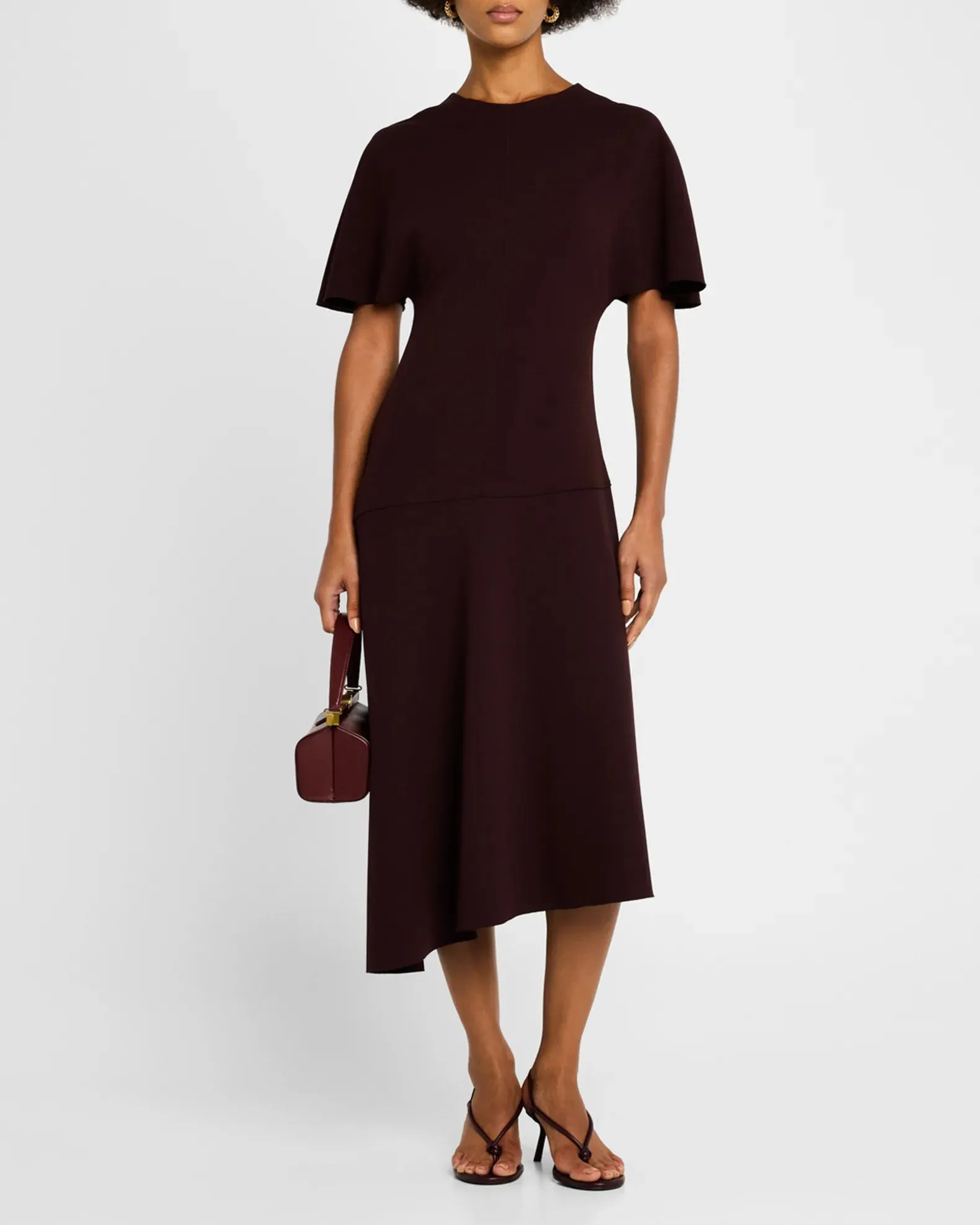 NICOLA SHORT SLEEVE MIDI DRESS