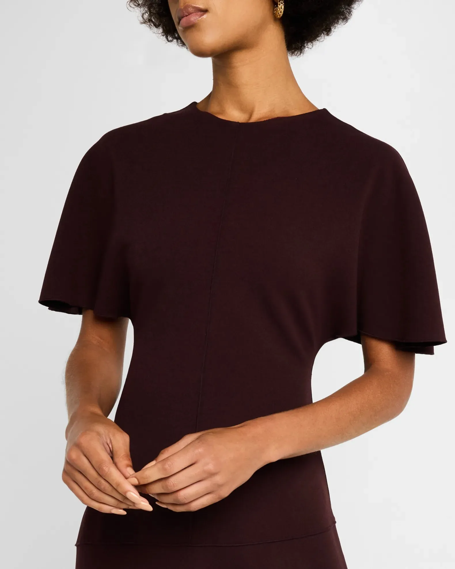 NICOLA SHORT SLEEVE MIDI DRESS