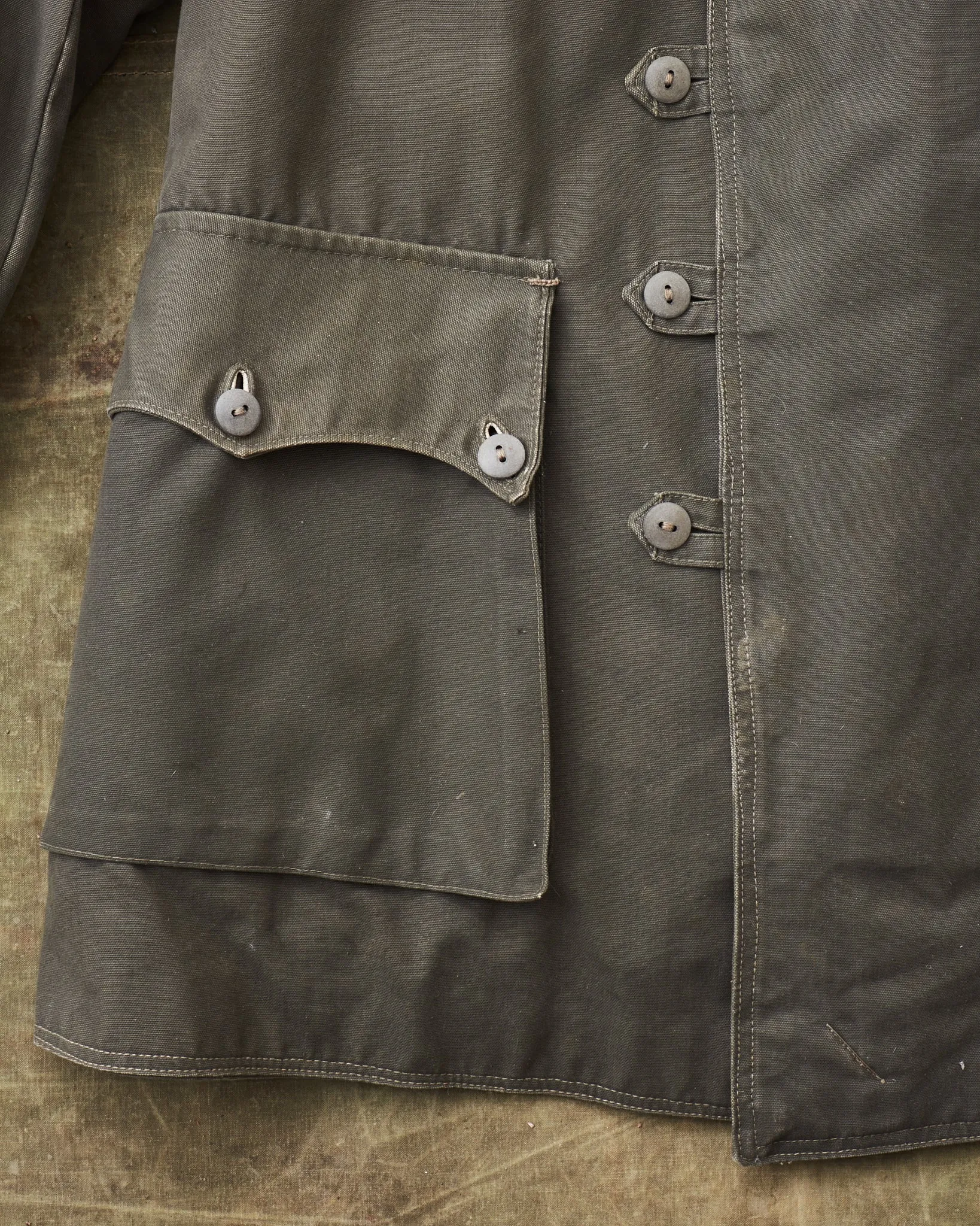 No. 1 Vintage Swedish Army Survival Coat Livpäls M/1944 Small/Medium