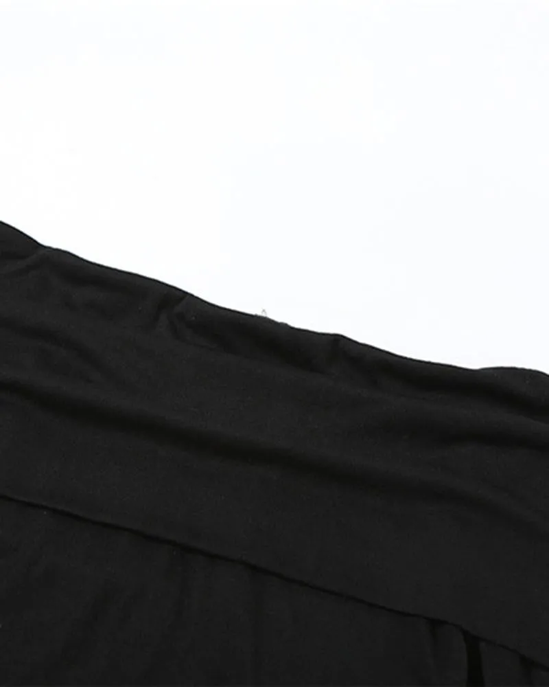 Off Shoulder Bell Sleeve T-Shirt