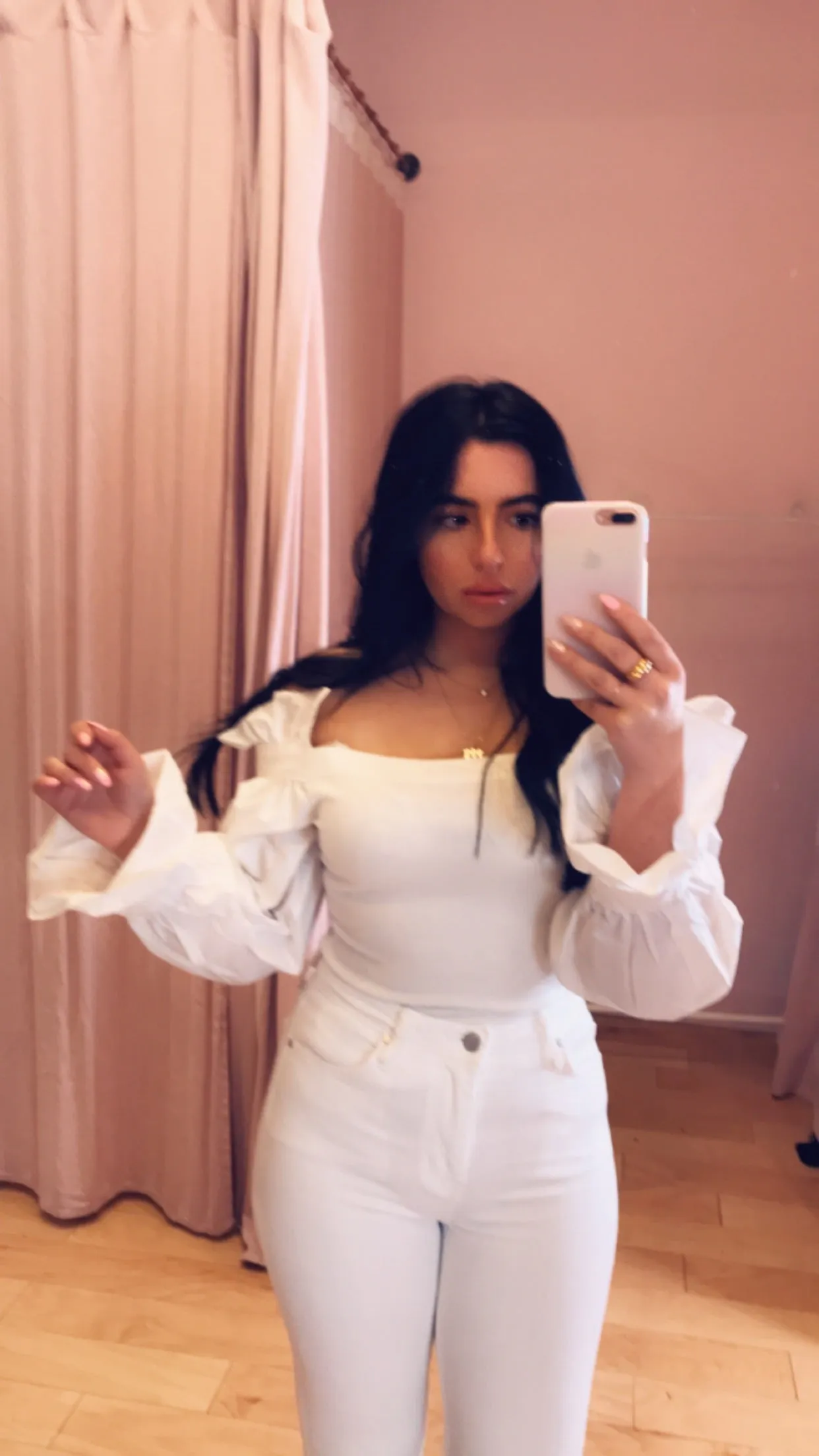 Off Shoulder Long Sleeve Bell Sweater