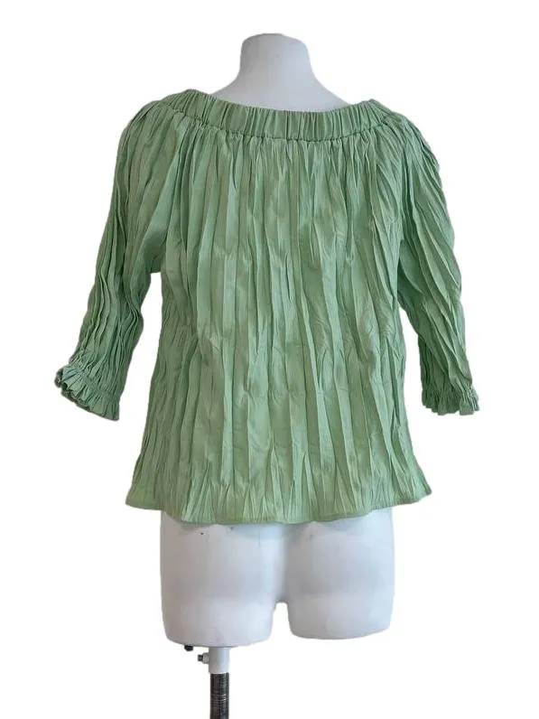 Olive Crumpled Top LB