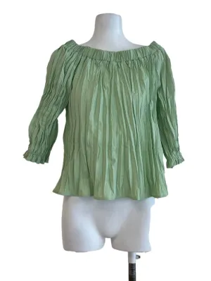 Olive Crumpled Top LB