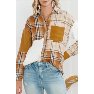 Orange Plaid Pocket Shacket: so Hot  It's Needful Things 🔥