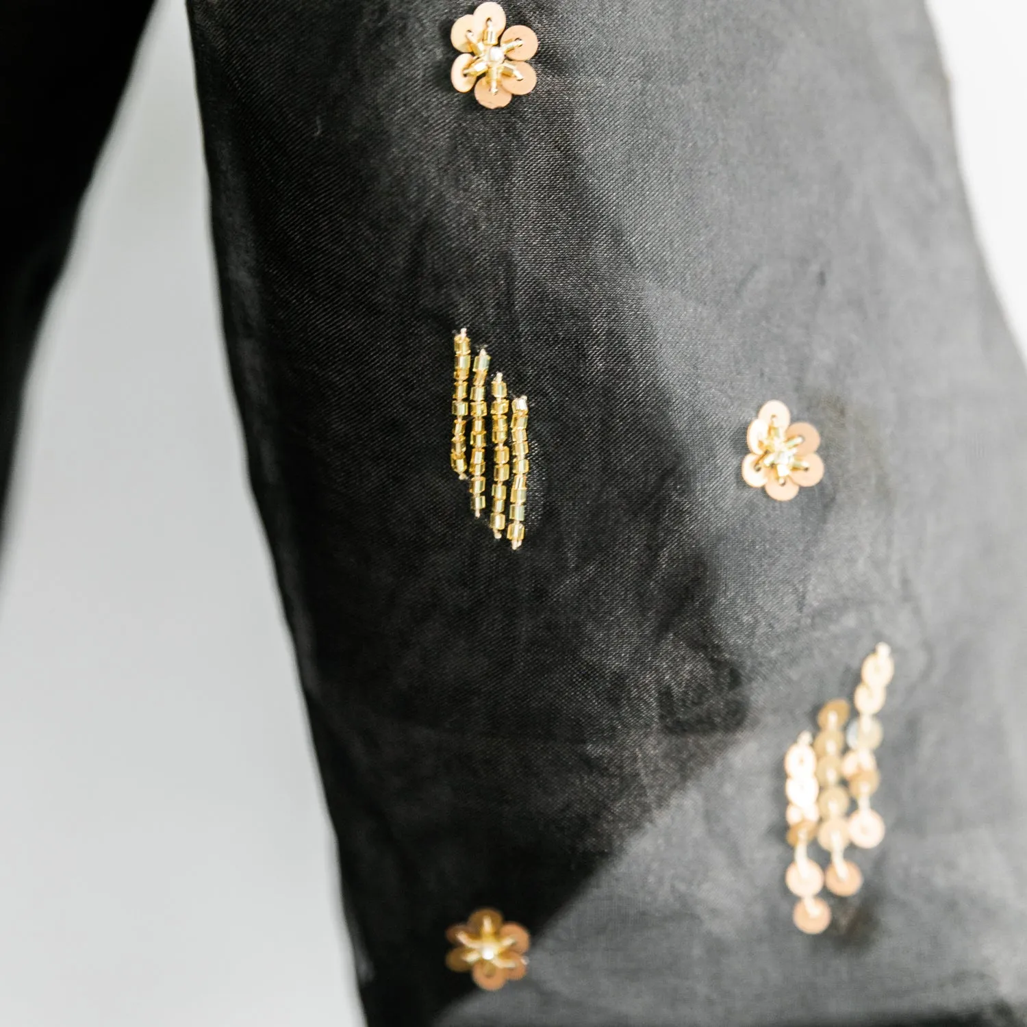 Organza Silk Hand Embroidery Padded Blouse