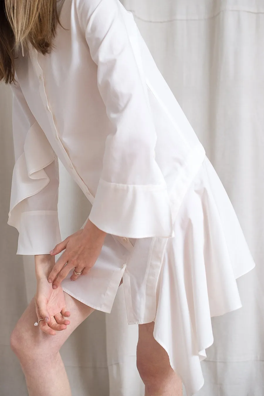 Oyster Shirtdress - Cloud