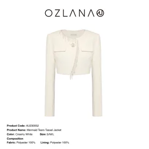OZLANA SS2303 Mermaid Tears Tassel Jacket