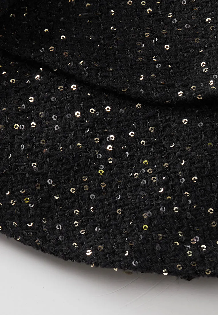 Prestige Sequined Tweed Fishtail Skirt