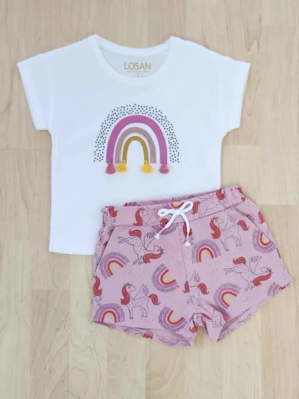 Rainbow Tassel Tee
