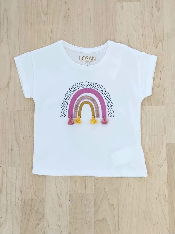 Rainbow Tassel Tee