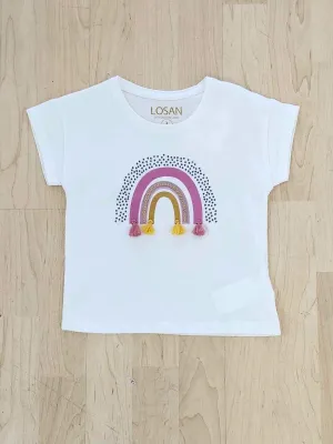 Rainbow Tassel Tee