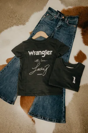 'Rolling Stone' Wrangler x Lainey Girls Band Tee (Youth XS only)