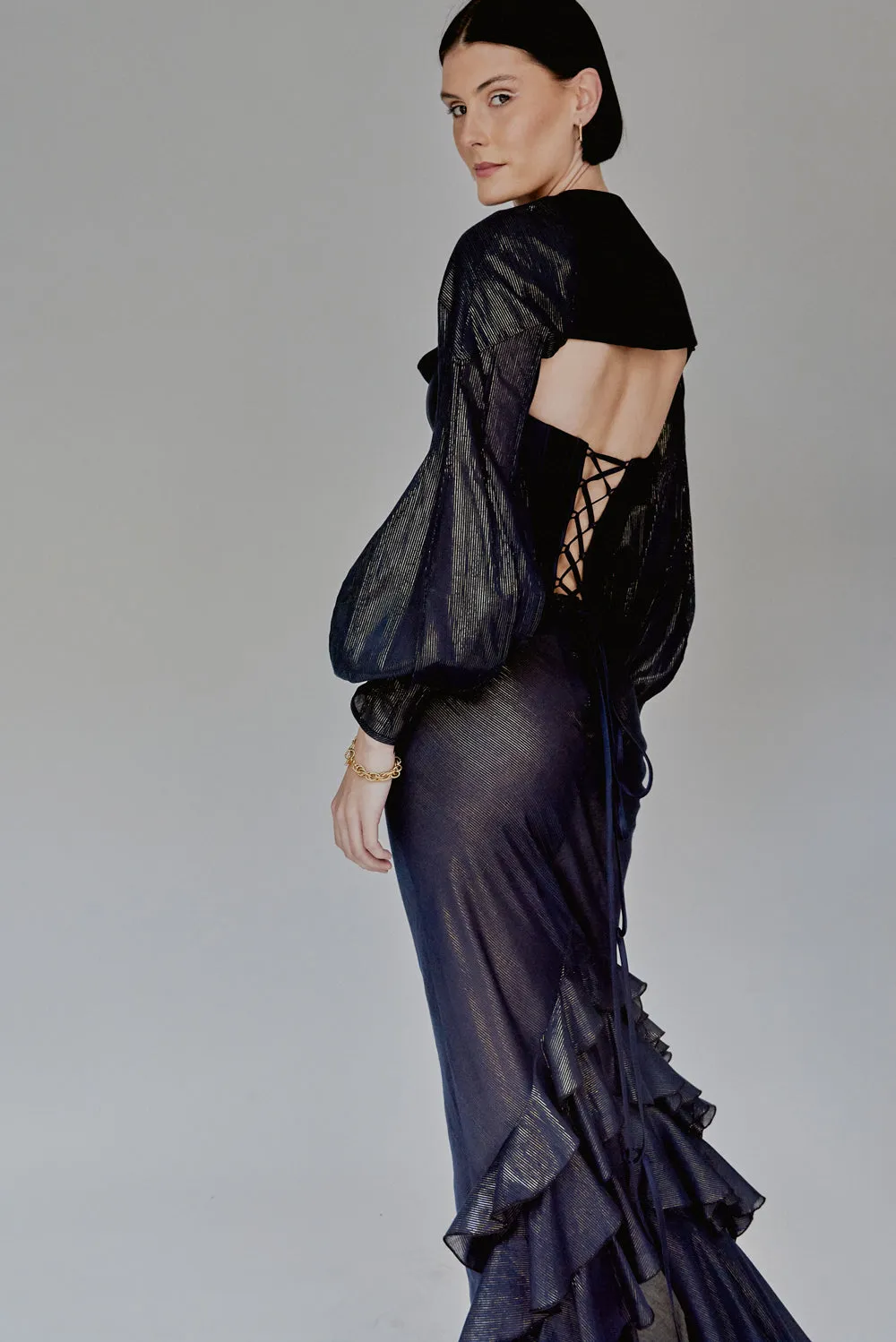 ROMANCING Fishtail Maxi Skirt