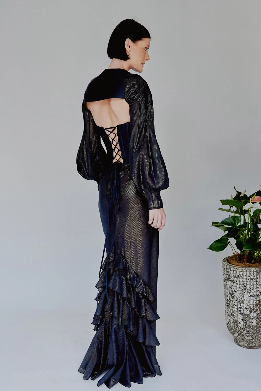 ROMANCING Fishtail Maxi Skirt