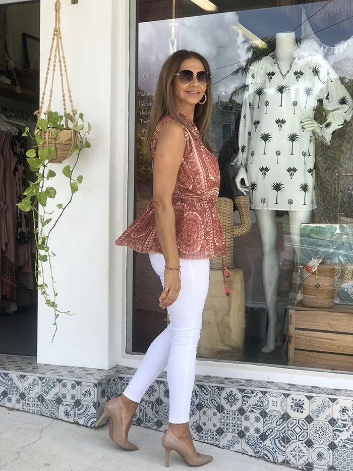 Rosa Pleated Blouse