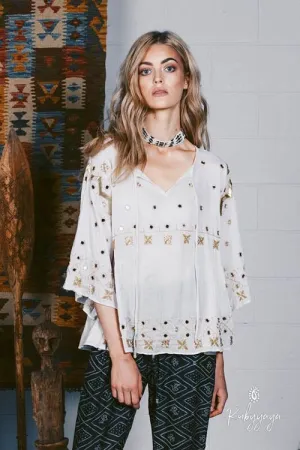 Ruby Yaya Brilliante Top - Cream