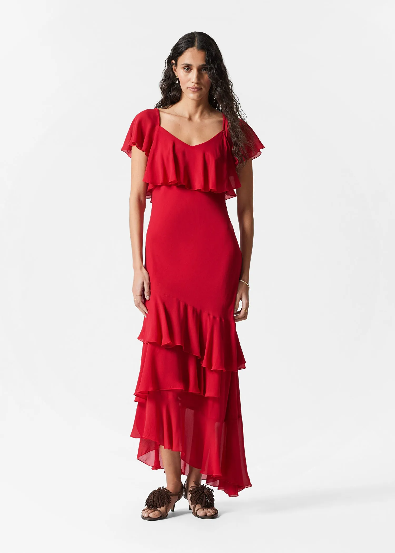 Ruffle Maxi Dress