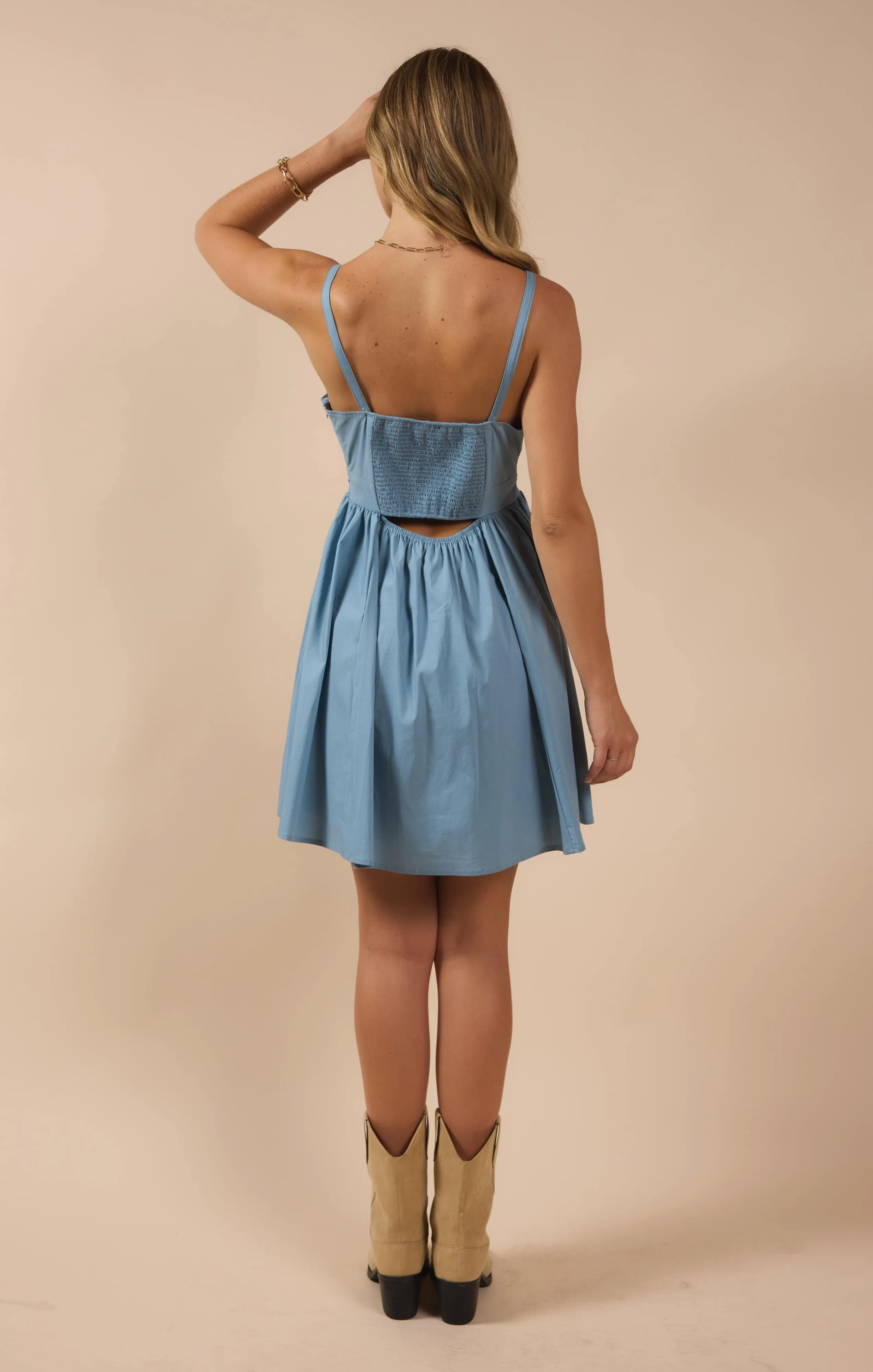 Sadie And Sage Shades On Front Cutout Mini Dress