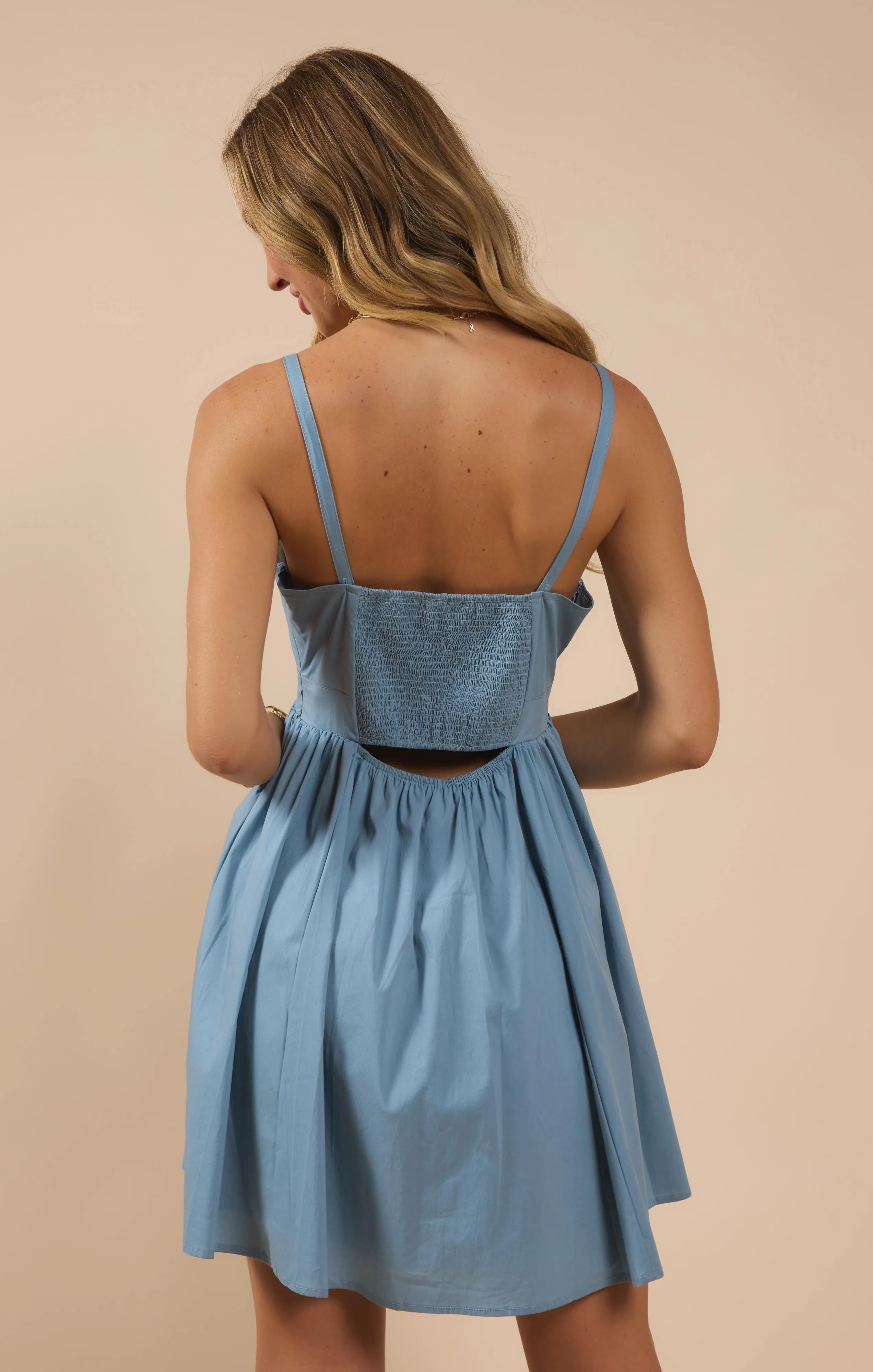 Sadie And Sage Shades On Front Cutout Mini Dress