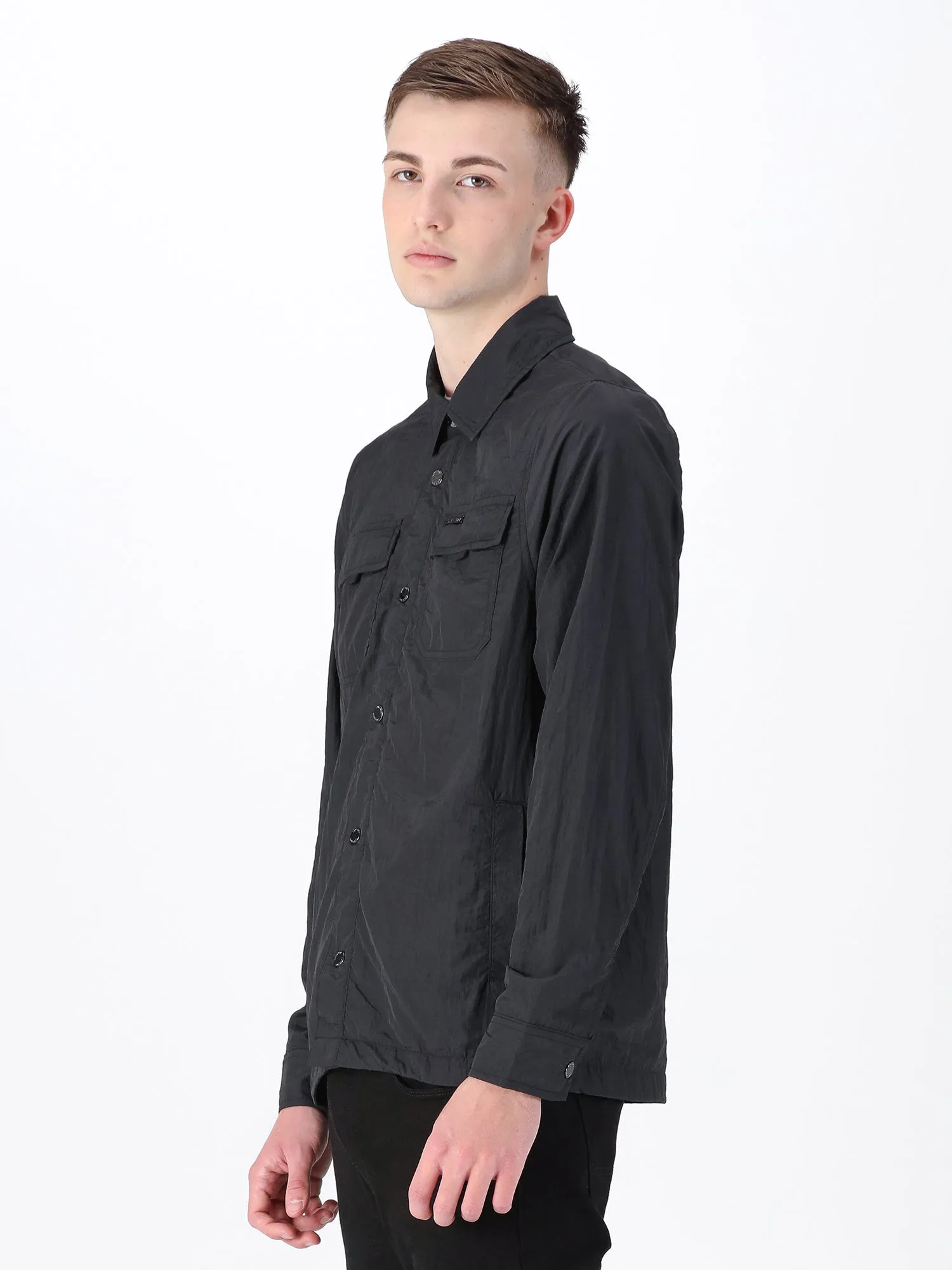 SEATTLE CRINKLED NYLON SHACKET
