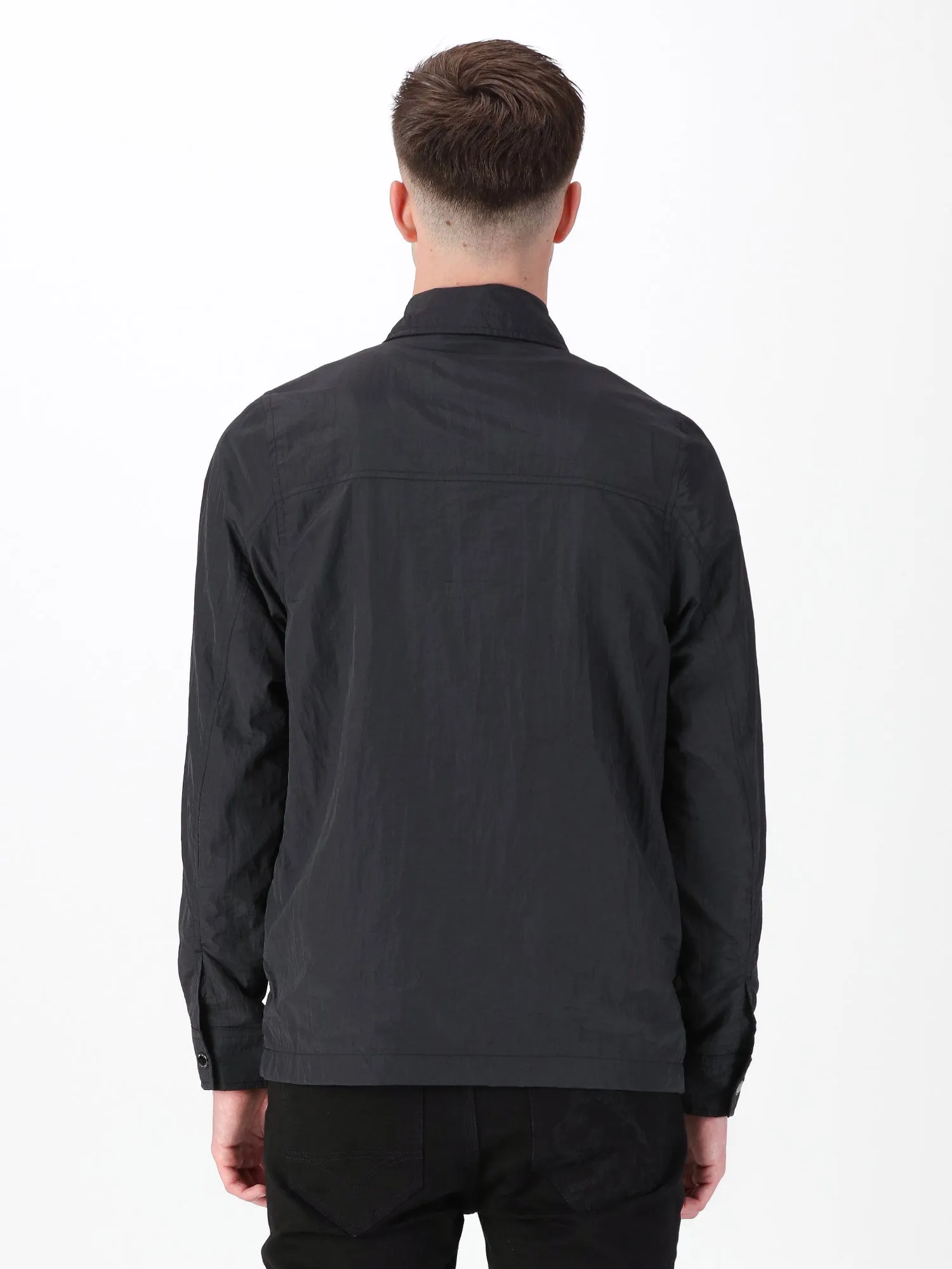 SEATTLE CRINKLED NYLON SHACKET