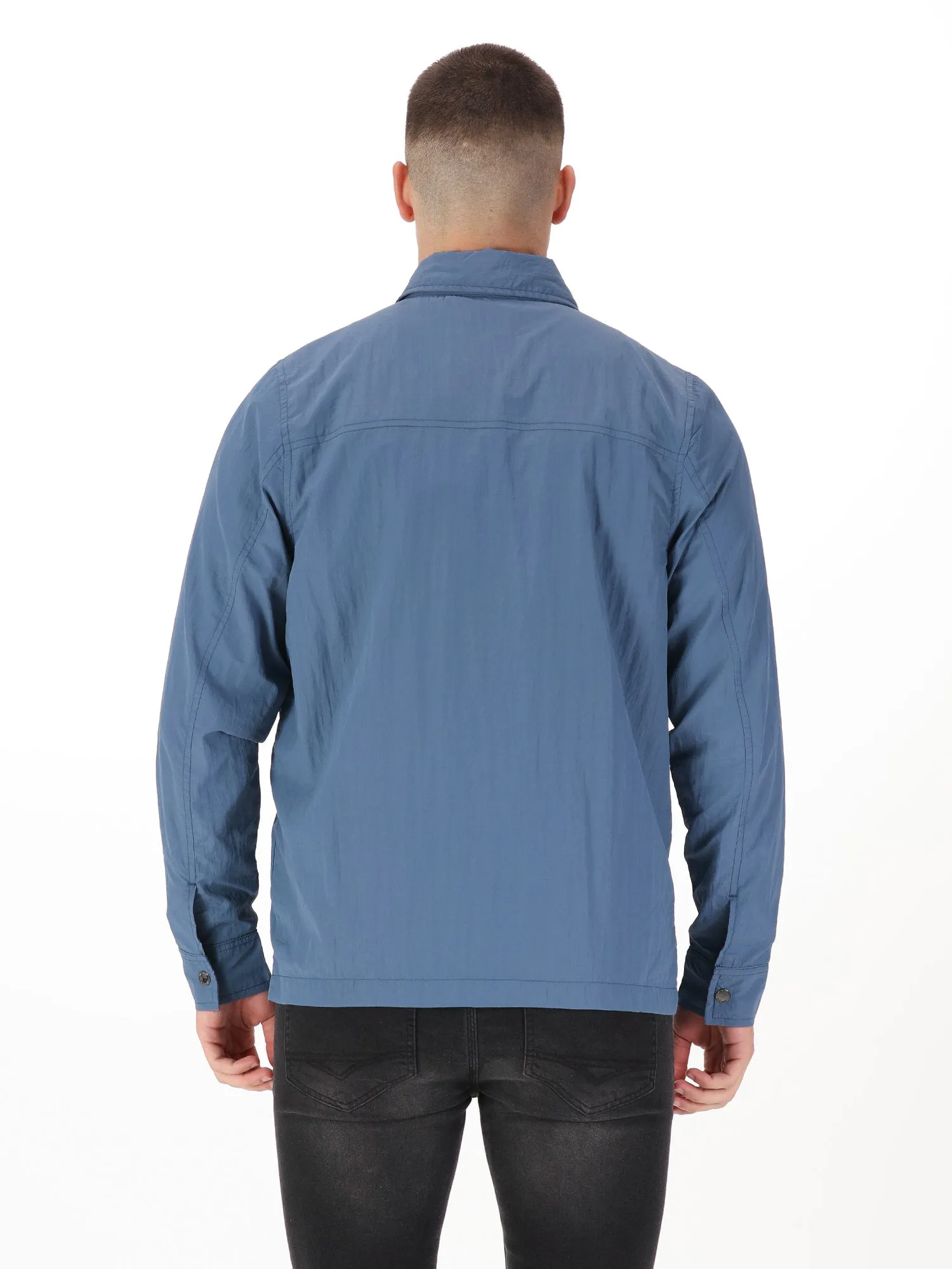 SEATTLE CRINKLED NYLON SHACKET