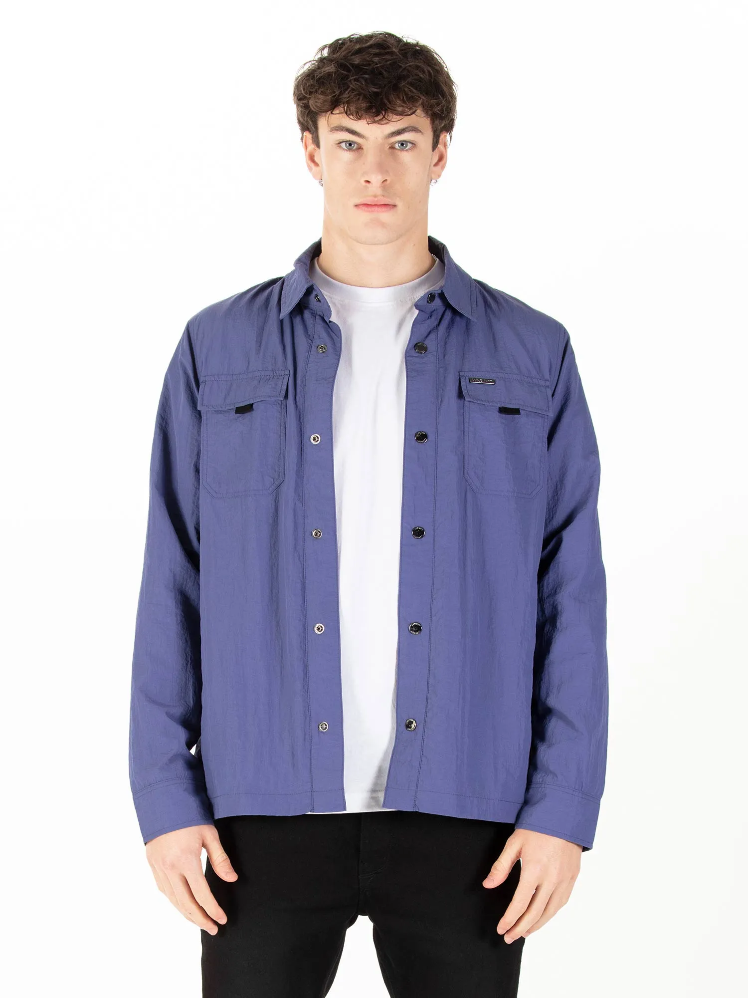 SEATTLE CRINKLED NYLON SHACKET