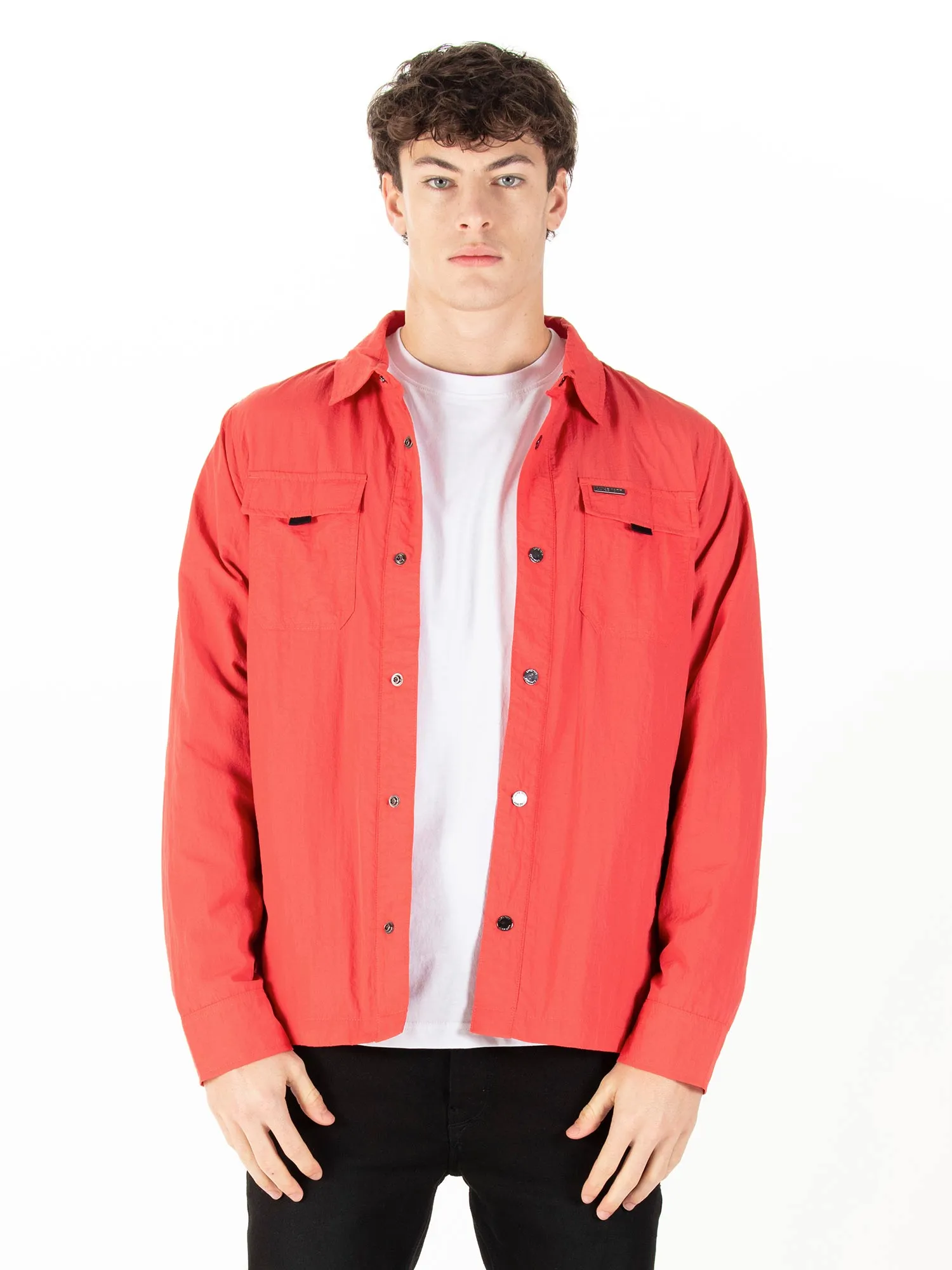 SEATTLE CRINKLED NYLON SHACKET