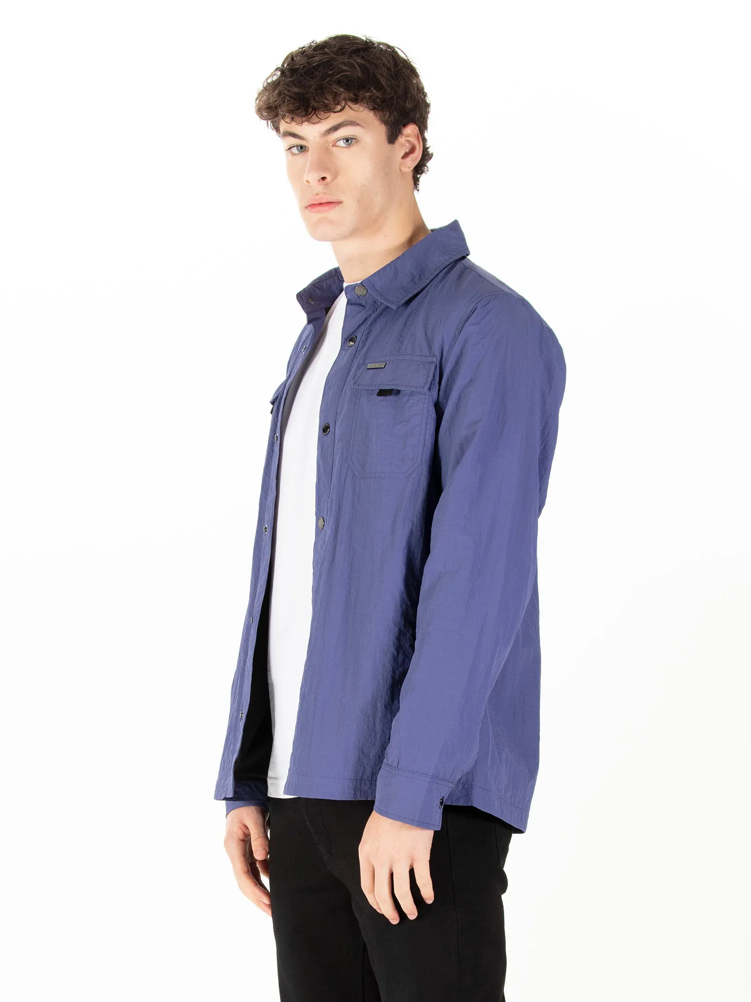 SEATTLE CRINKLED NYLON SHACKET