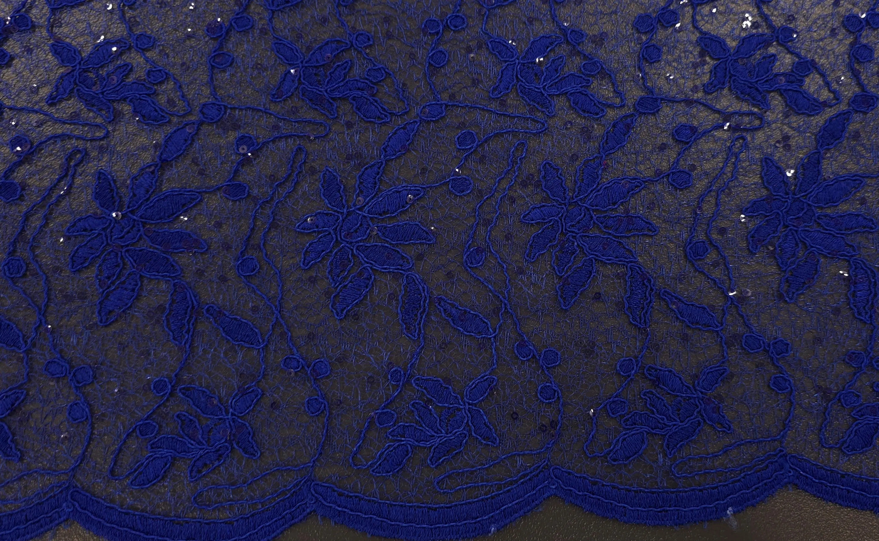 Sequin Corded Lace Fantasia Royal