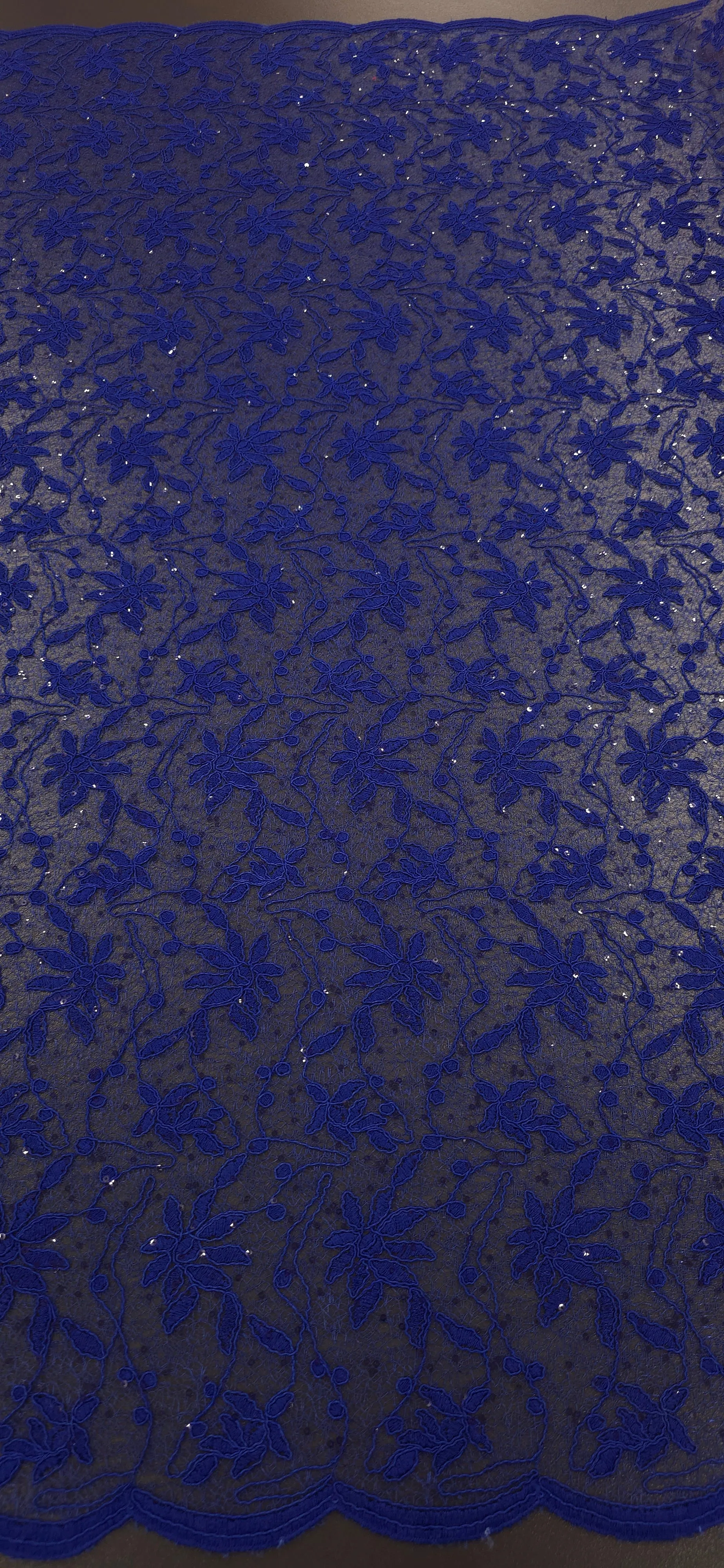 Sequin Corded Lace Fantasia Royal