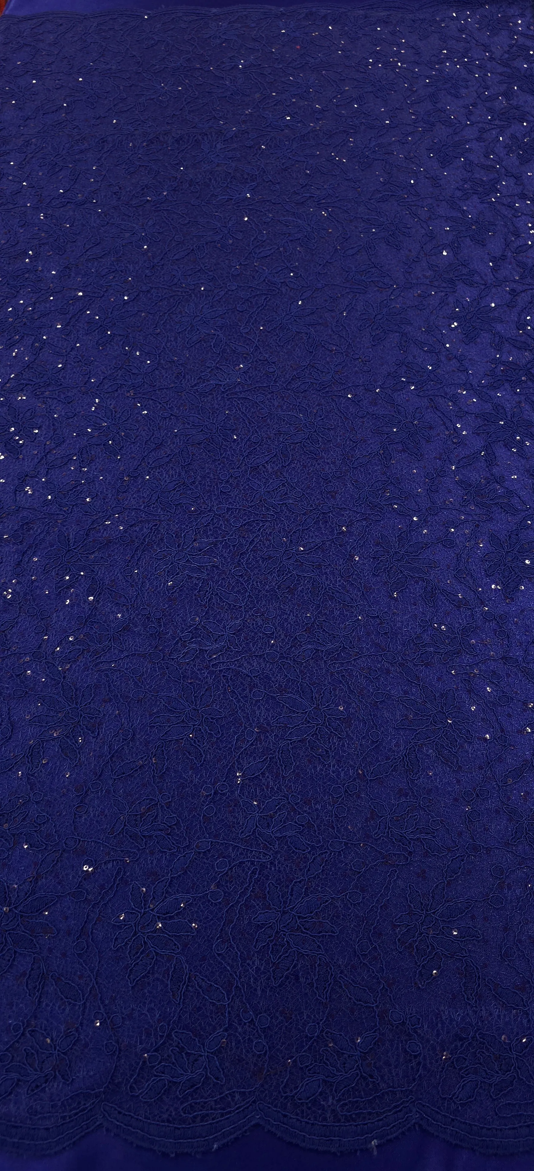 Sequin Corded Lace Fantasia Royal