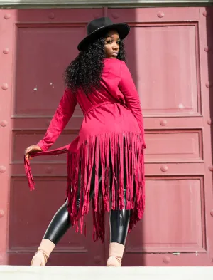 She’s Lookin' Fringy Red Jacket