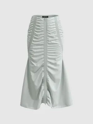 Shirred Fishtail Skirts